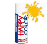 Spray vopsea Galben Crom HappyColor Acrilic, 400ml Kft Auto