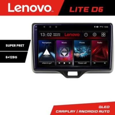 Navigatie Toyota Yaris 2020- Android radio gps internet 8 core 6+128 Lenovo CarStore Technology foto