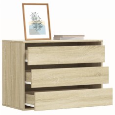 vidaXL Dulap colț cu sertare stejar sonoma 80x41x58 cm lemn prelucrat 852854