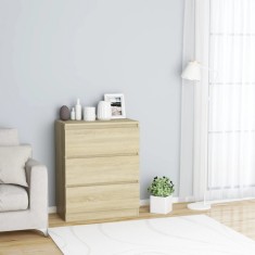 Gossi servanta, stejar sonoma, 60 x 35 x 76 cm, lemn prelucrat