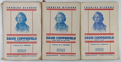 DAVID COPPERFIELD de CHARLES DICKENS , VOLUMELE I - III , ANII &amp;#039;20 foto