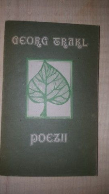 Poezii- Georg Trakl foto