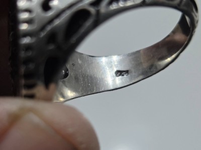 Inel vintage argint Nero foto