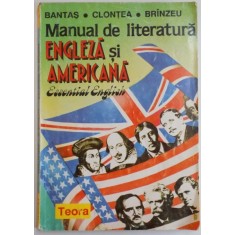 MANUAL DE LITERATURA ENGLEZA SI AMERICANA de BANTAS , CLONTEA , BRINZEU , 1995