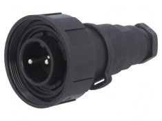 Conector circular cu 2 pini filet interior PX0736/P