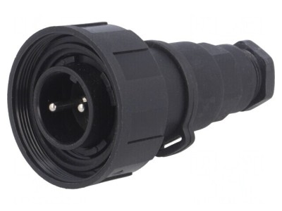 Conector circular cu 2 pini filet interior PX0736/P foto
