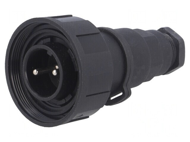 Conector circular cu 2 pini filet interior PX0736/P