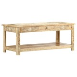 Cumpara ieftin Masuta de cafea, 110 x 50 x 45 cm, lemn de mango vopsit manual