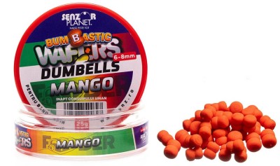 Wafter SENZOR Bumbastic Dumbells Pentru Banda, Mango, 6-8mm, 25g foto
