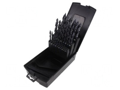 Set de burghie cu cobalt HSS-E 25 buc. foto