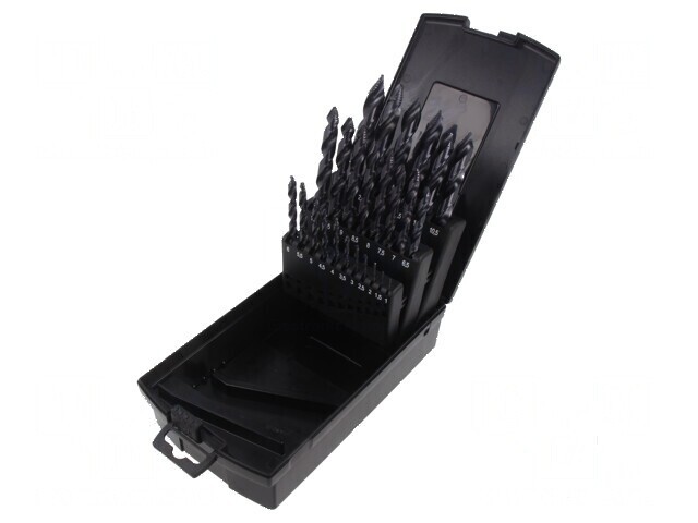 Set de burghie cu cobalt HSS-E 25 buc.