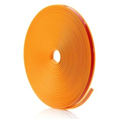 Inele de protectie si decor jante, adezive, din plastic flexibil - portocaliu