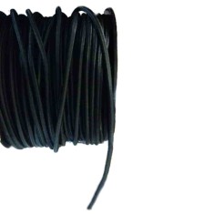 Cablu elastic negru 6mm, 15 metri, pentru prelate și remorci