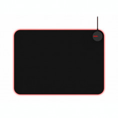 Mousepad gaming AOC Agon AMM700, iluminat RGB, 357 x 256 x 13 mm, baza cauciucata, Negru foto