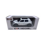 Macheta metal replica Mini Cooper scara 1:32 alb