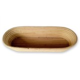 Cos oval pentru dospire aluat, ratan, 36 x 16 x 8, 1.5 kg