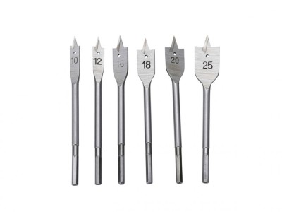 Set 6 burghie plate pentru lemn 10.0-25.0mm, GEKO G38110 foto
