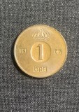 Moneda 1 ore 1967 Suedia, Europa