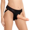 Strap-On Femei Silicon Flexibil cu Chilot, Lovely, 19cm. Dildo Realist Detasabil cu Ventuza, Ham Ajustabil 60-142cm. Jucarie Erotica