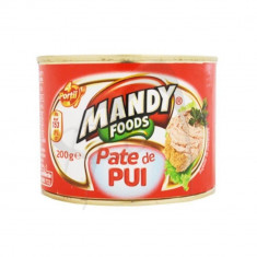 Pateu de Pui Mandy, 200 g, Pateu de Pasare, Pateu de Ficat de Pui, Pateu din Ficat de Pui, Pateu Ficat de Pui, Pateu Carne de Pasare, Pateu din Carne