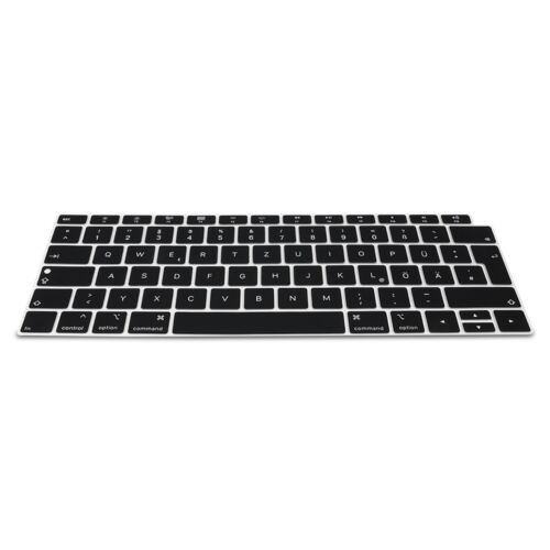 Husa pentru tastatura Apple MacBook Air 13&quot; Retina (from end of 2018), Kwmobile, Negru, Silicon, 47031.01