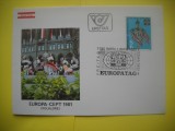 HOPCT PLIC FDC S NR 85 COSTUME / FLOCLOR AUSTRIA -EUROPA CEPT 1981