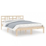 Cumpara ieftin Cadru de pat, 200x200 cm, lemn masiv