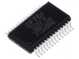 Interfață USB-FIFO 3,3-5,25V SSOP28