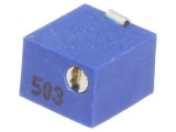 Potentiometru Multitura 50k&Omega; 250mW SMD Montare Verticală