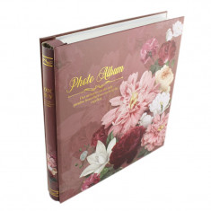 Album foto peonies flowers format 10x15, 500 fotografii, 31x35 cm culoare roz foto
