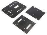 Şasiu cu Roți pentru Robot Negru/Verde 200x170x105mm 3-7.5VDC