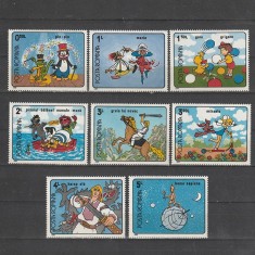 Desene Animate din Filme Romanesti LP1224 Romania 1989