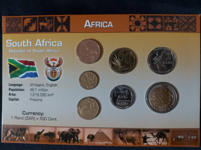 Seria completata monede - Africa de Sud 2009-2010 , 7 monede foto