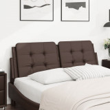 Perna pentru tablie pat, maro, 140 cm, piele artificiala GartenMobel Dekor, vidaXL