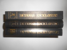 Dictionar Enciclopedic 3 volume (1993-1999, editie cartonata)