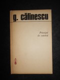 George Calinescu - Principii de estetica (1974, editie cartonata)