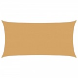 Cumpara ieftin Panza parasolar, nisipiu dreptunghiular 2x4 m, HDPE, 160 g/m&sup2;
