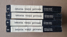 Istoria Vietii Private 4 volume foto