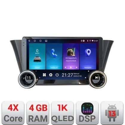 Navigatie Iveco Daily 2019- Edotec 4+64 10.5 inch Incell 1K android Wifi 5Ghz gps internet CarStore Technology