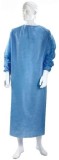 Halat chirurgical steril albastru - L