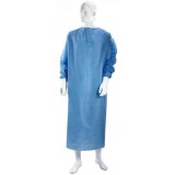 Halat chirurgical steril albastru - L