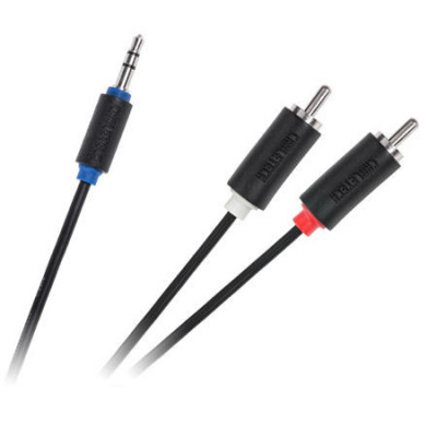 Cablu Jack 3.5 mm la 2x RCA 5m Cabletech foto