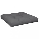 Cumpara ieftin Perna pentru paleti, antracit, 70x70x12 cm, material textil