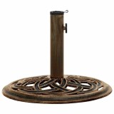 Cumpara ieftin Suport de umbrela, bronz, 44x44x31, fonta