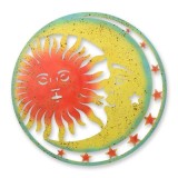 Soarele si luna-decoratiune metalica XW-31