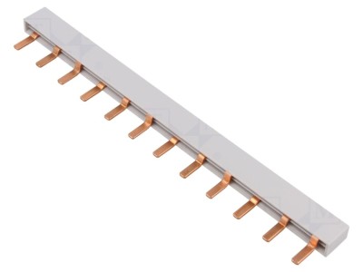 Bară colectoare 3 poli 63A 12 module foto