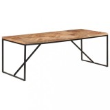 VidaXL Masă de bucătărie, 200x90x76 cm, lemn masiv acacia &amp; mango