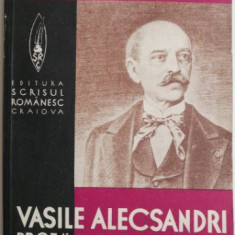 Proza – Vasile Alecsandri (Editie comentata de Alexandru Marcu)