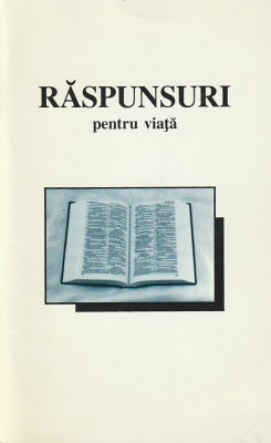 RASPUNSURI PENTRU VIATA ( THE BIBLELEAGUE ) foto