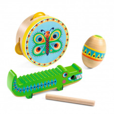 Set de instrumente muzicale de percutie, Djeco